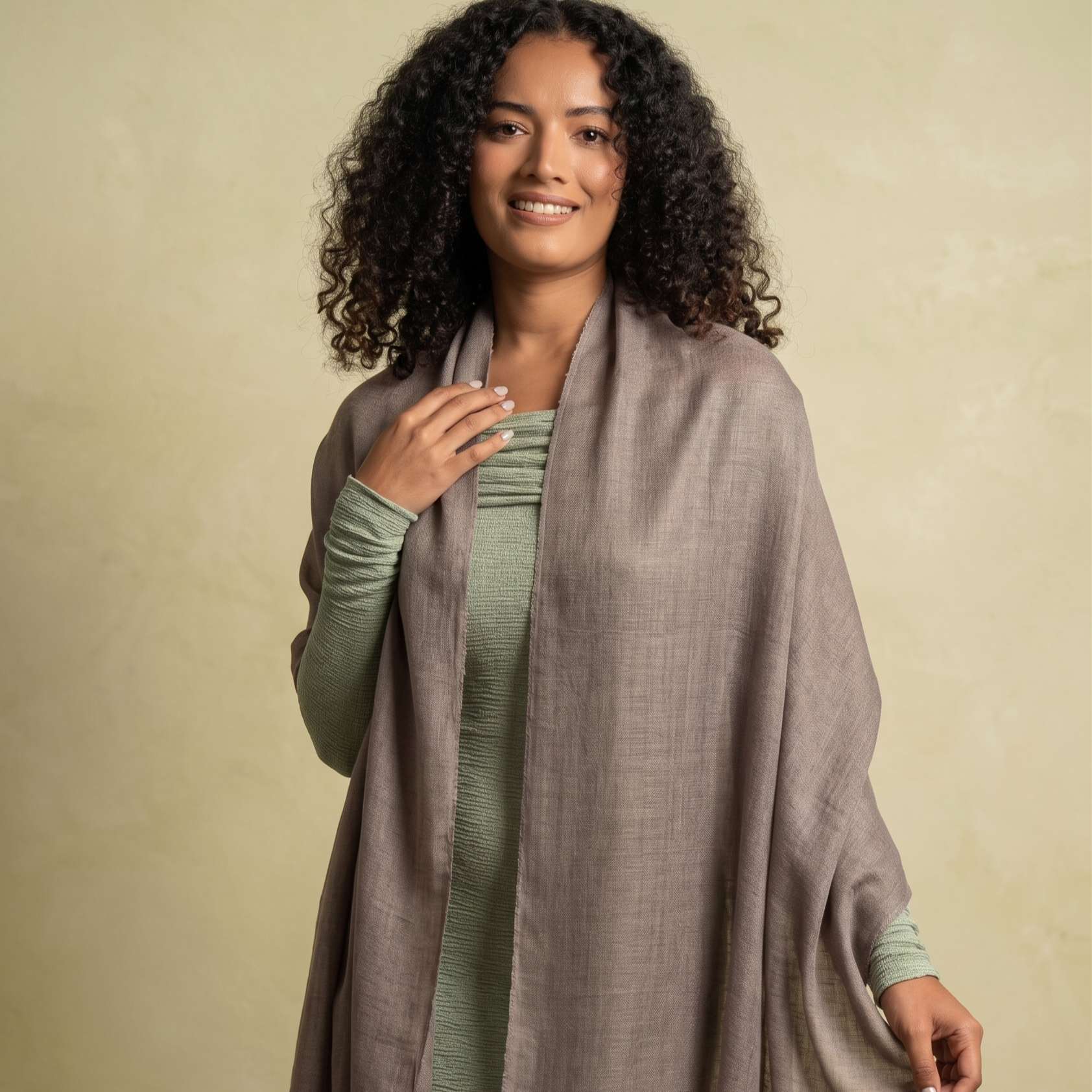 Cashmere Pashmina Shawl - Earth Tone Collection - Image 8