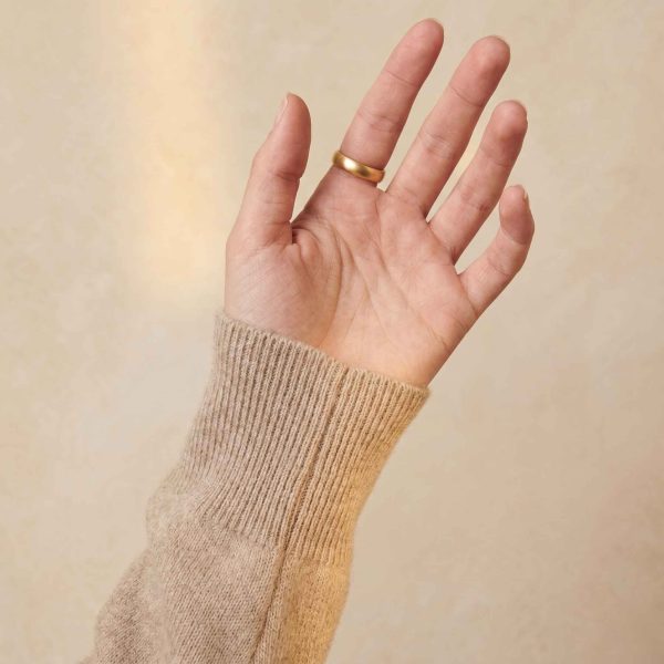 Women's Undyed Cashmere Hoodie - Natural Chyangra - Image 23