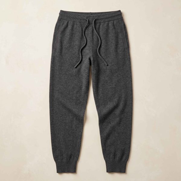 Women's Undyed Cashmere Joggers - Zenith Natural - Image 3