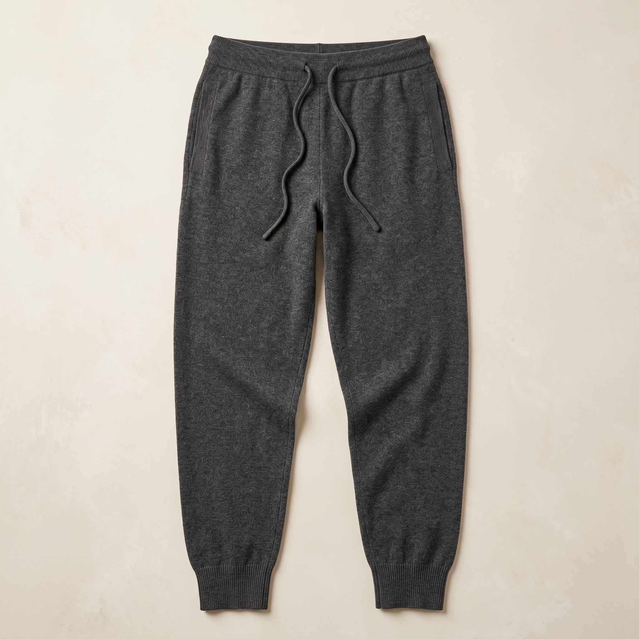 Women's Undyed Cashmere Joggers - Zenith Natural - Image 3
