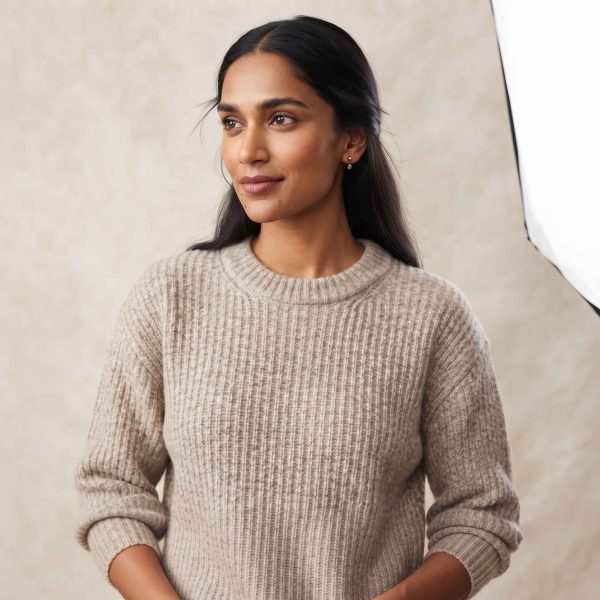 Women's Undyed Cashmere Sweater - Ella Ribbed - Image 17