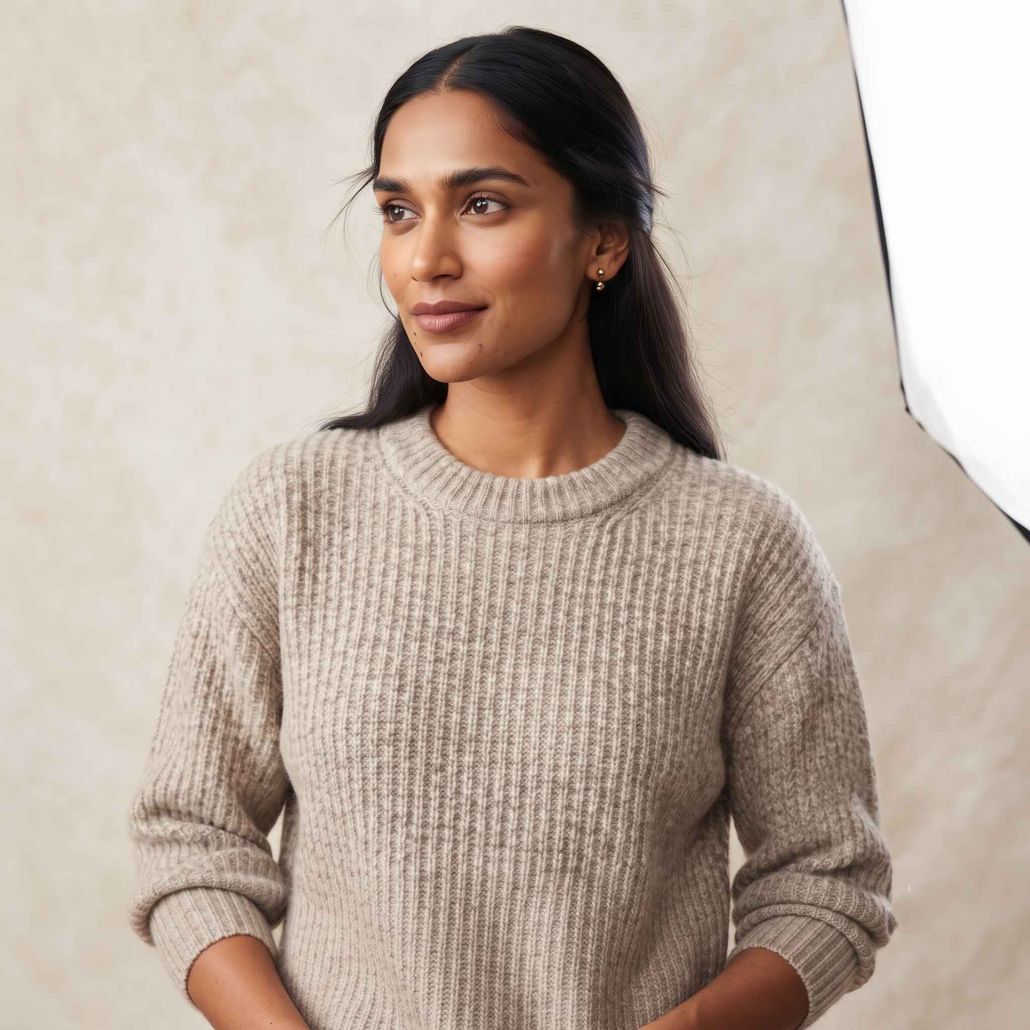 Women's Undyed Cashmere Sweater - Ella Ribbed - Image 17