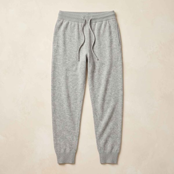 Women's Undyed Cashmere Joggers - Zenith Natural - Image 13