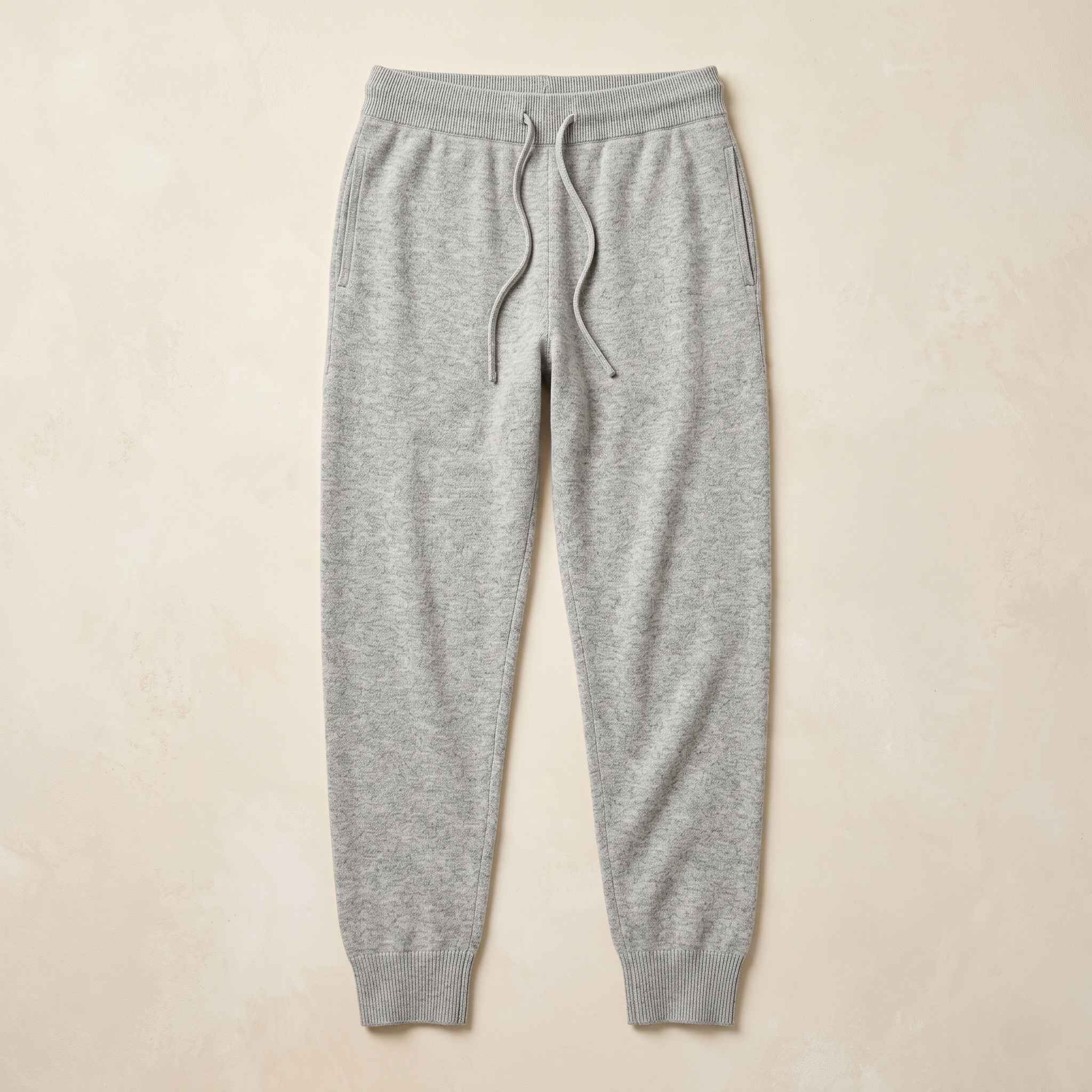 Women's Undyed Cashmere Joggers - Zenith Natural - Image 13