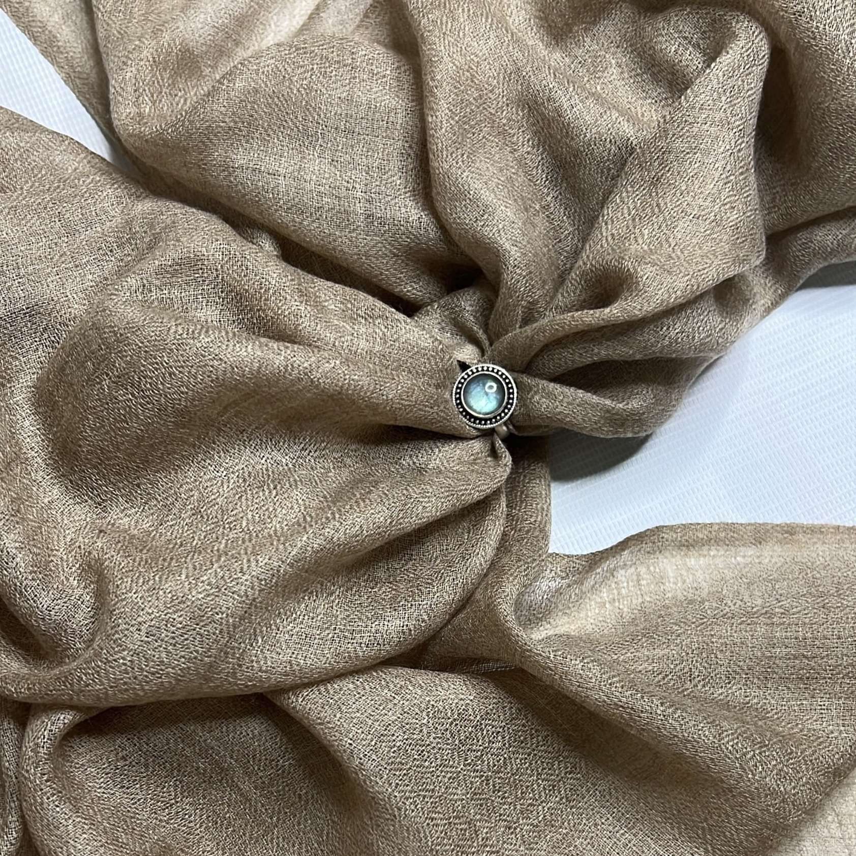 Cashmere Pashmina Shawl - Earth Tone Collection - Image 7