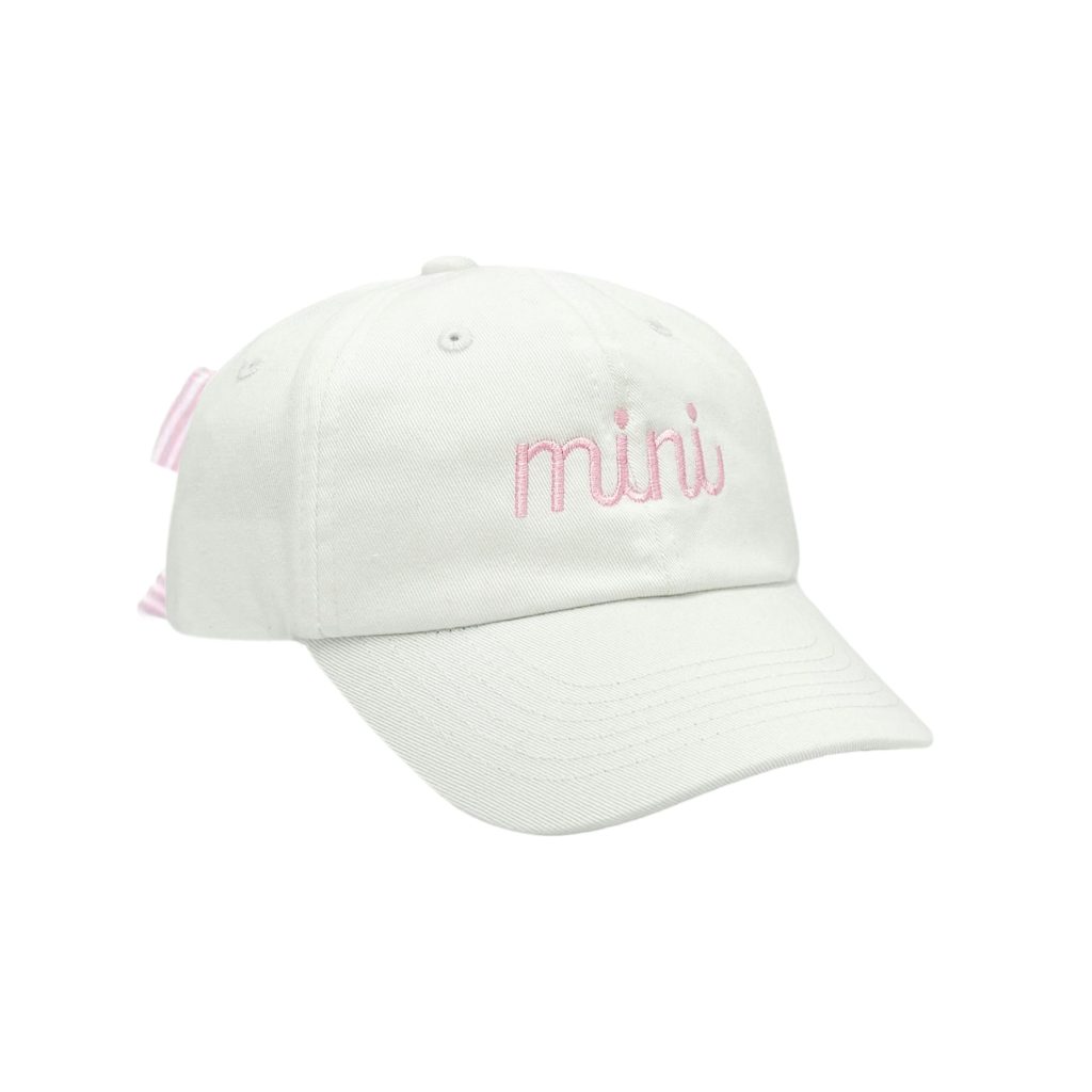 Mama & Mini Bow Baseball Hat Set (Baby & Adult, Youth & Adult)