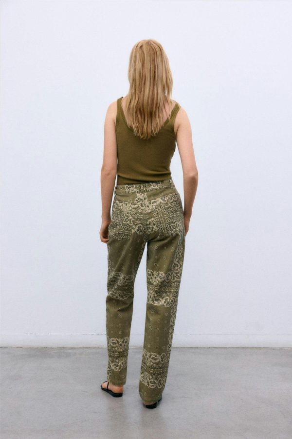Waterlily Woman Pant Bandana Woman Print - Image 7