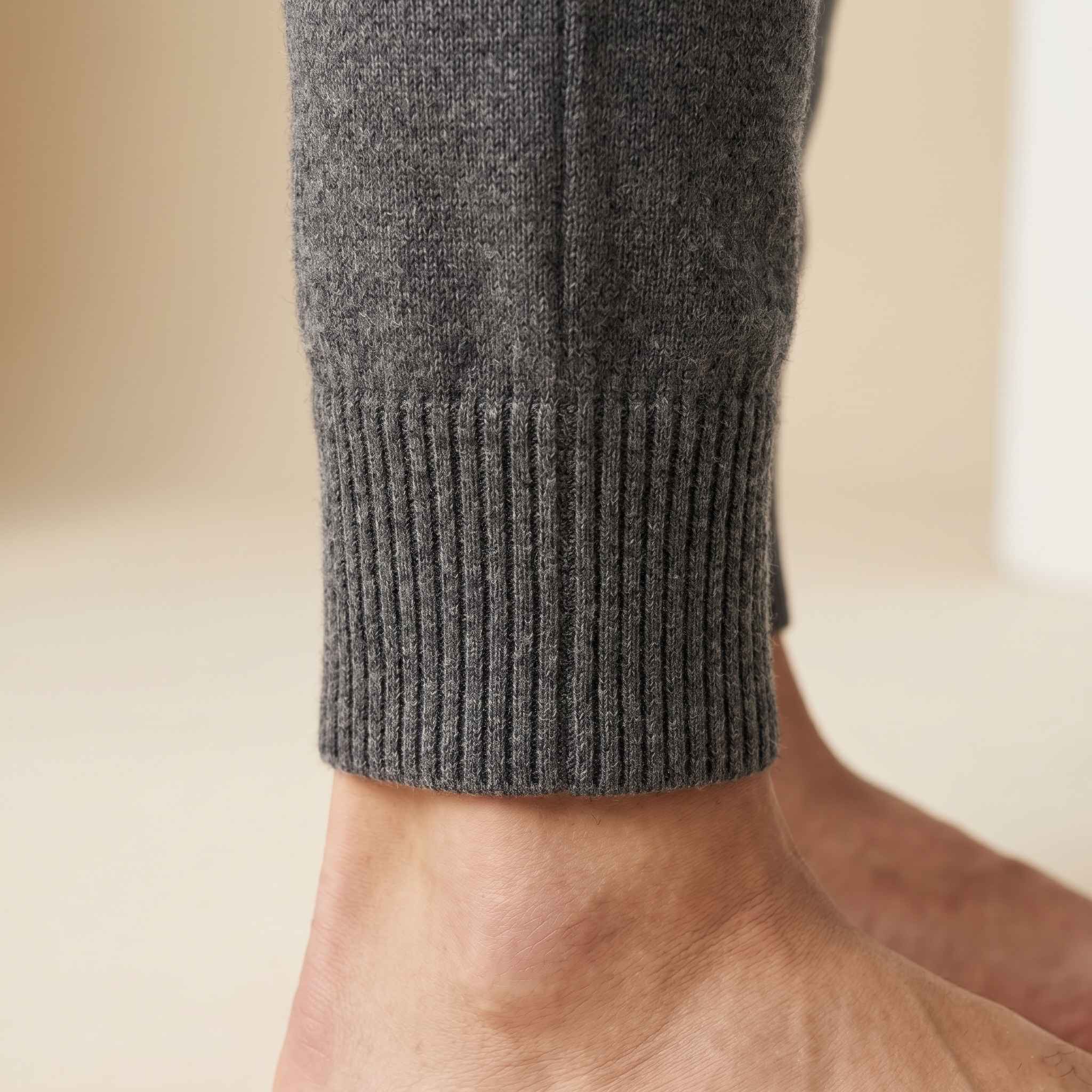 Women's Undyed Cashmere Joggers - Zenith Natural - Image 5