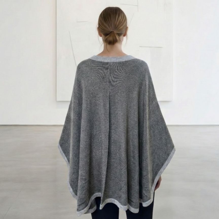 Undyed Cashmere Cape - Artisan, Women's