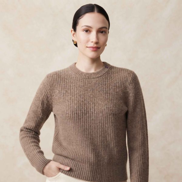 Women's Undyed Cashmere Sweater - Ella Ribbed - Image 23
