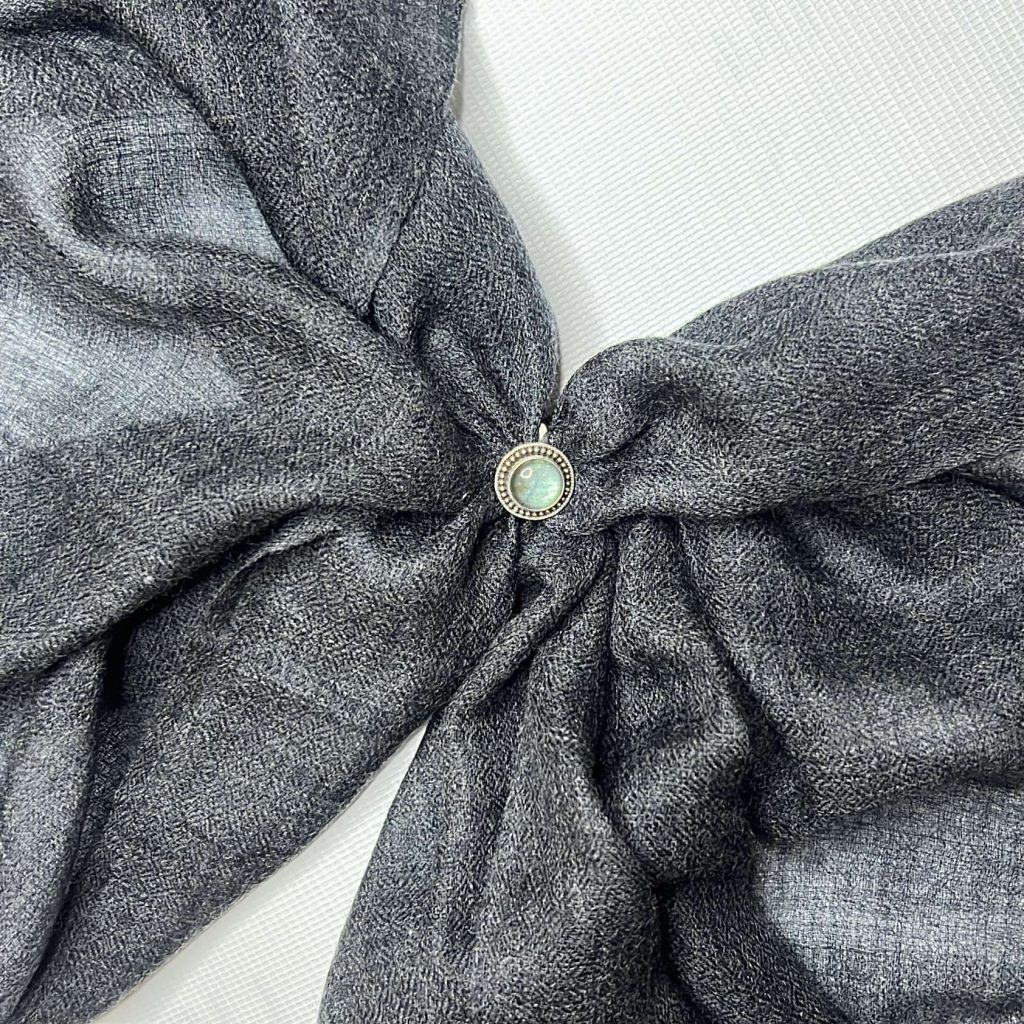 Cashmere Pashmina Shawl - Mist & Twilight Grey