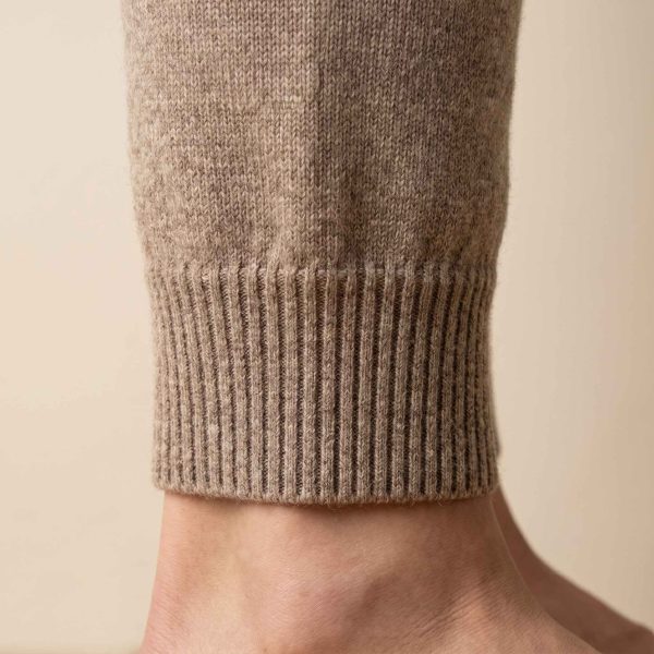 Women's Undyed Cashmere Joggers - Zenith Natural - Image 22