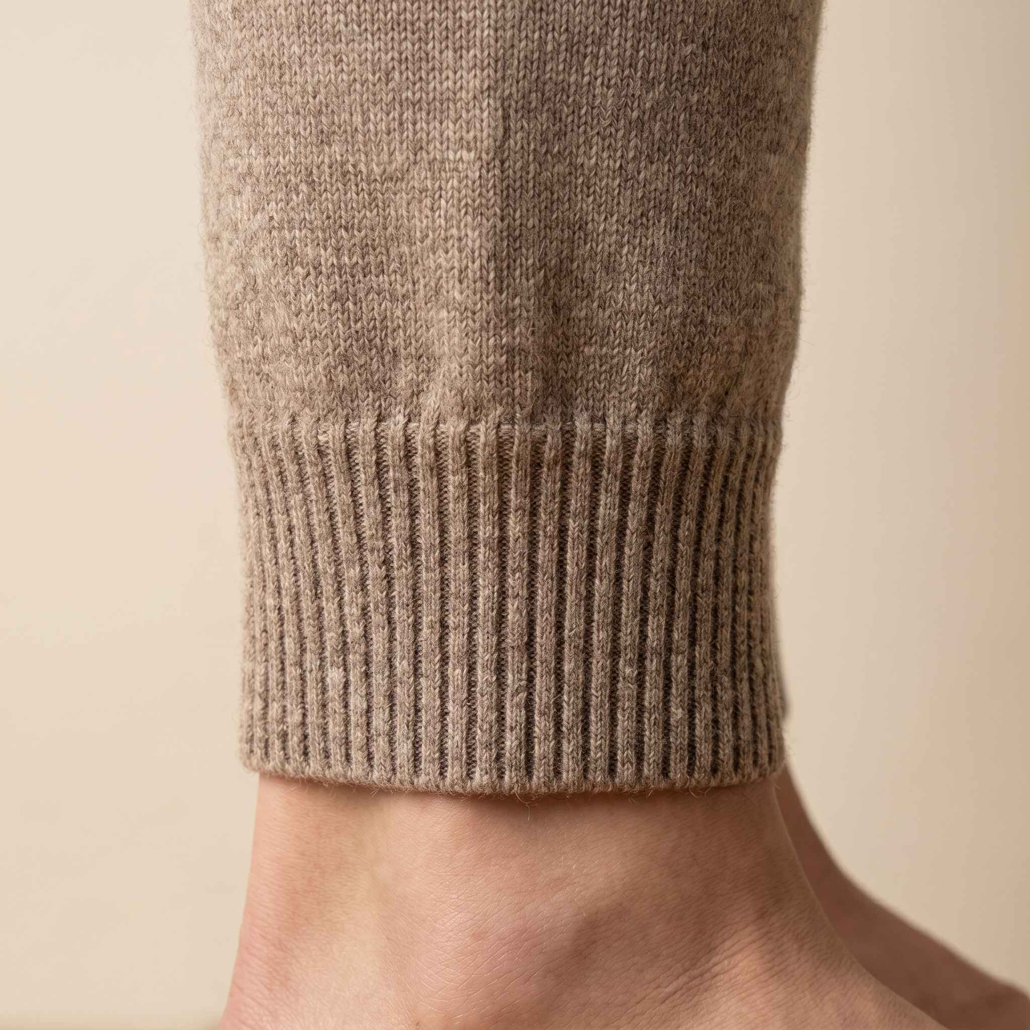 Women's Undyed Cashmere Joggers - Zenith Natural - Image 22
