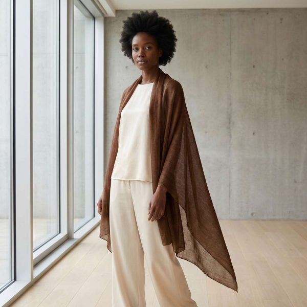 Cashmere Pashmina Shawl - Earth Tone Collection - Image 11