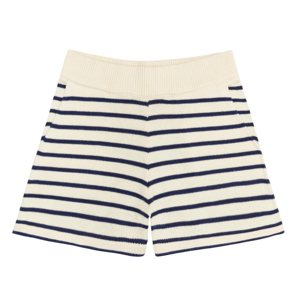 Women's Breton Stripe Knit Short