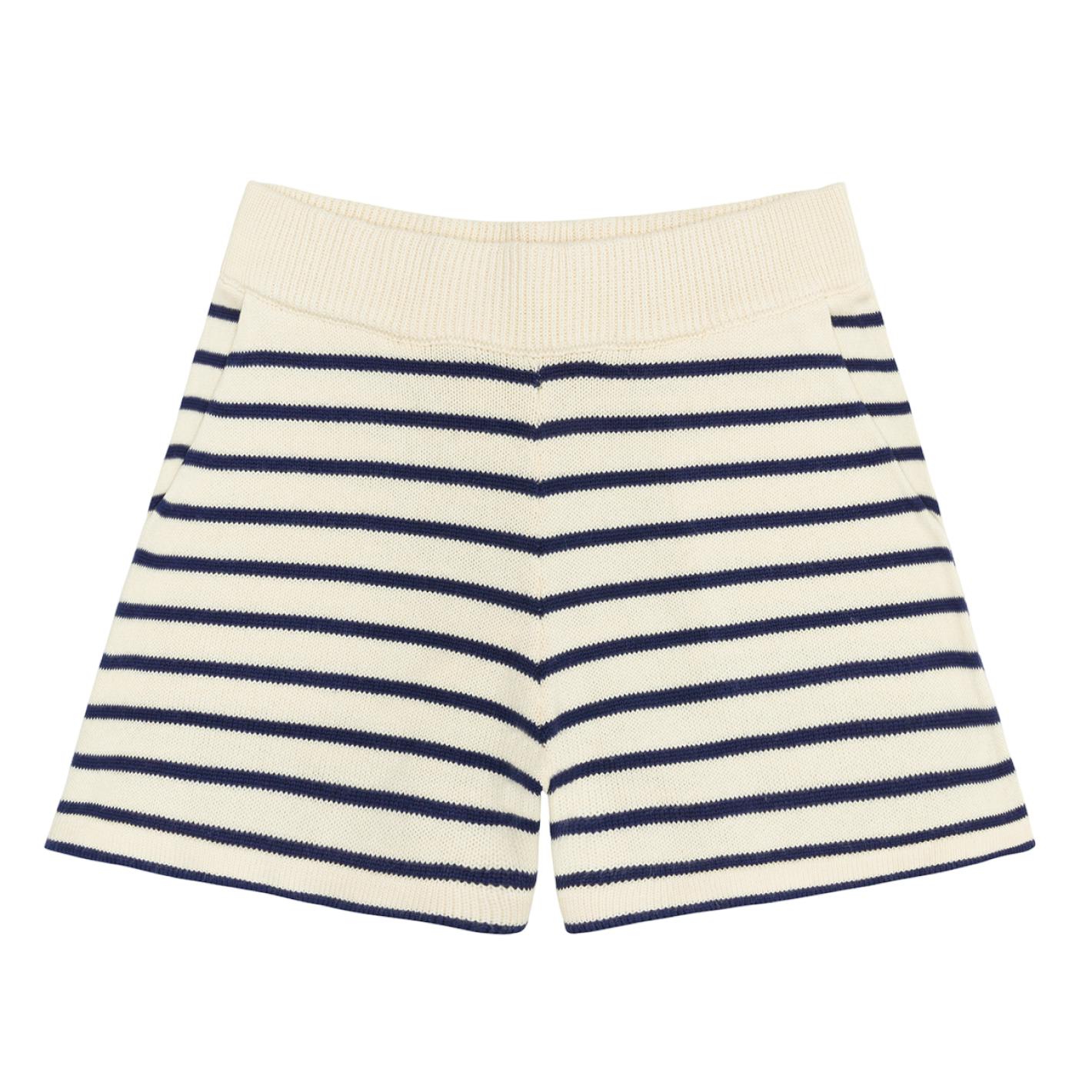 Women's Breton Stripe Knit Short - Image 8