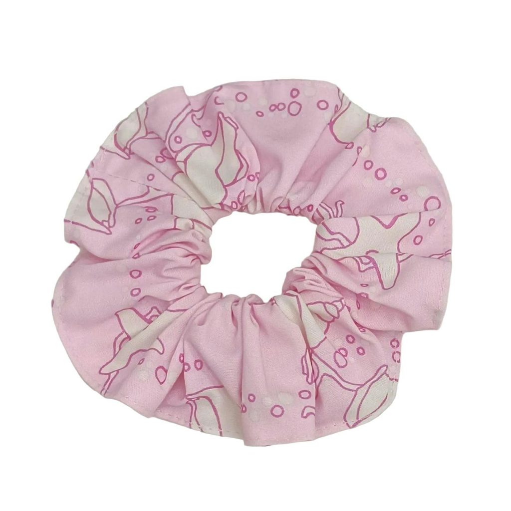 Scrunchie in Pink Shell