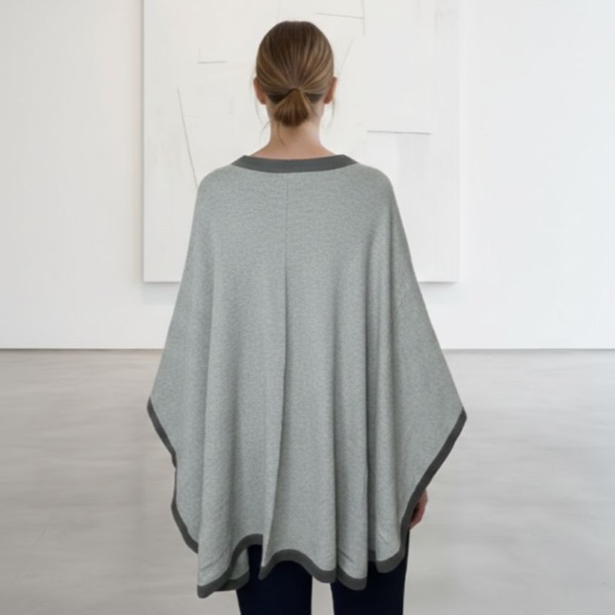 Undyed Cashmere Cape - Artisan, Women's