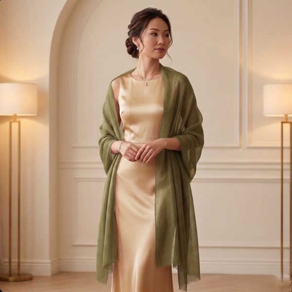 Cashmere Pashmina Shawl - Jewel Tones Collection - Image 13