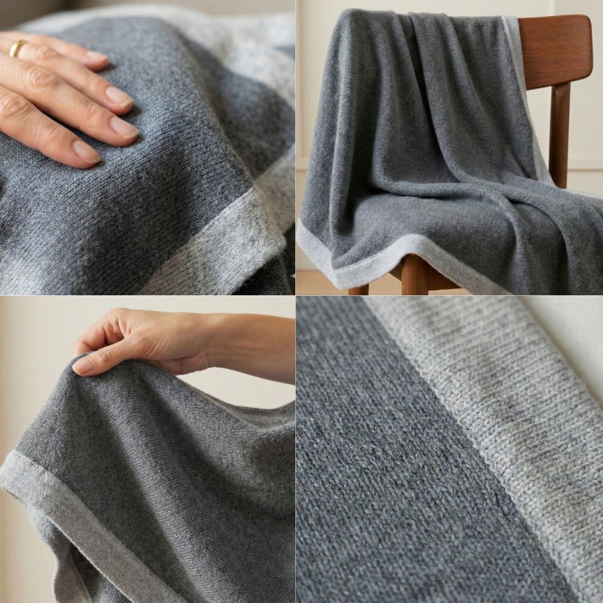 Undyed Cashmere Cape - Artisan, Women's