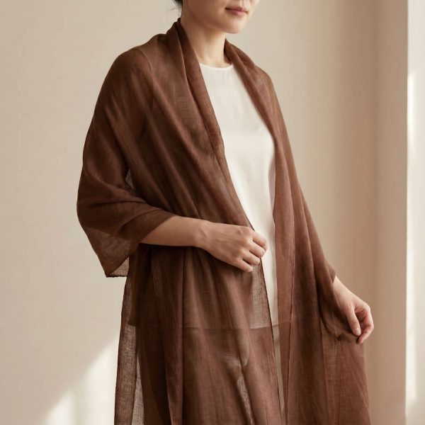 Cashmere Pashmina Shawl - Earth Tone Collection - Image 12