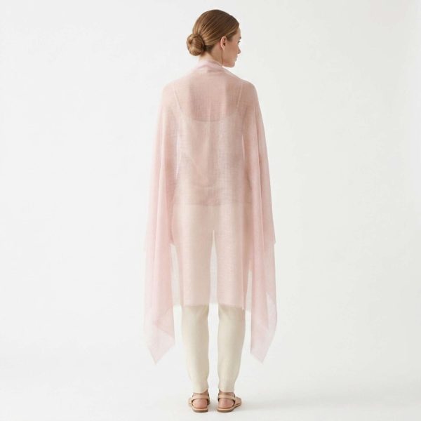 Cashmere Pashmina Shawl - Pink & Rose Heritage - Image 5