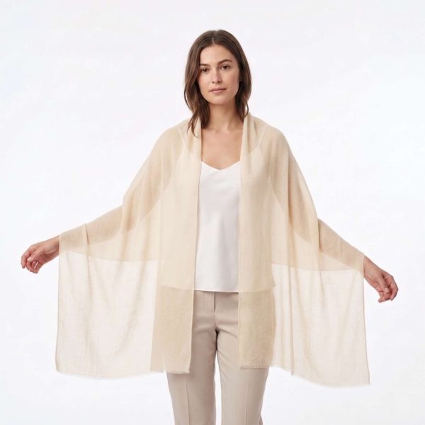 Cashmere Pashmina Shawl - Pink & Rose Heritage - Image 12