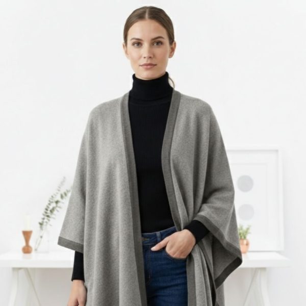 Undyed Cashmere Cape - Artisan, Women's - Image 10