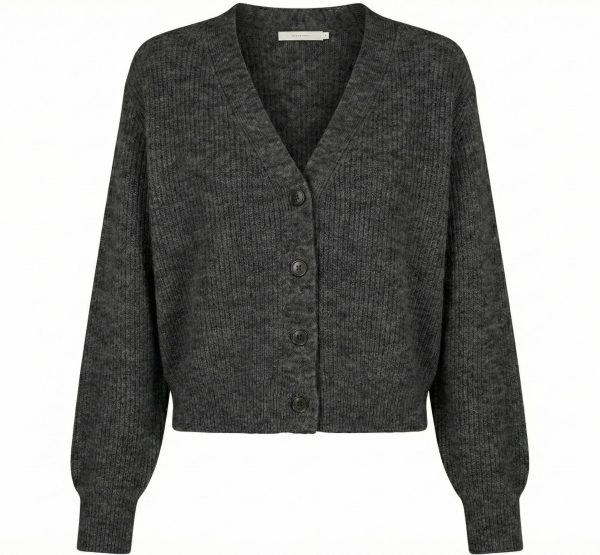Women's Undyed Cashmere V-Neck Cardigan - Lhotse - Image 2
