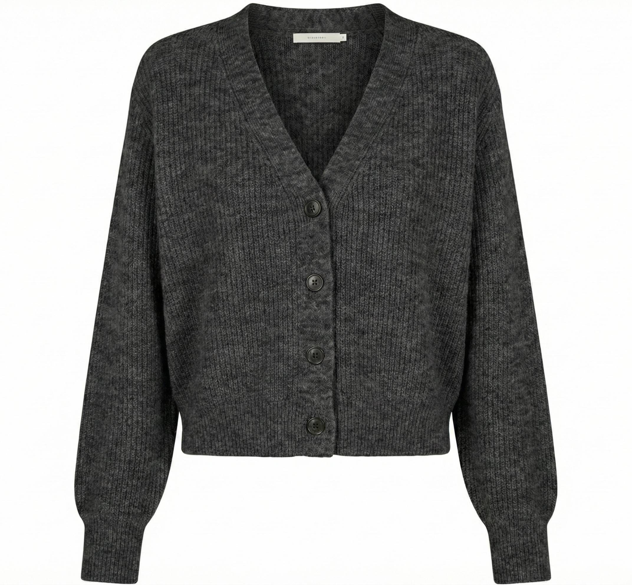 Women's Undyed Cashmere V-Neck Cardigan - Lhotse - Image 2