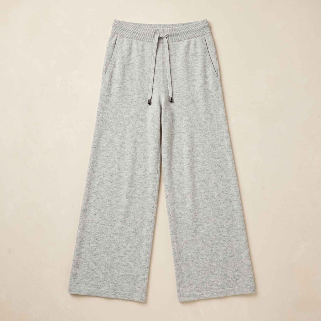 Women's Undyed Cashmere Sweatpants - Zenith Natural
