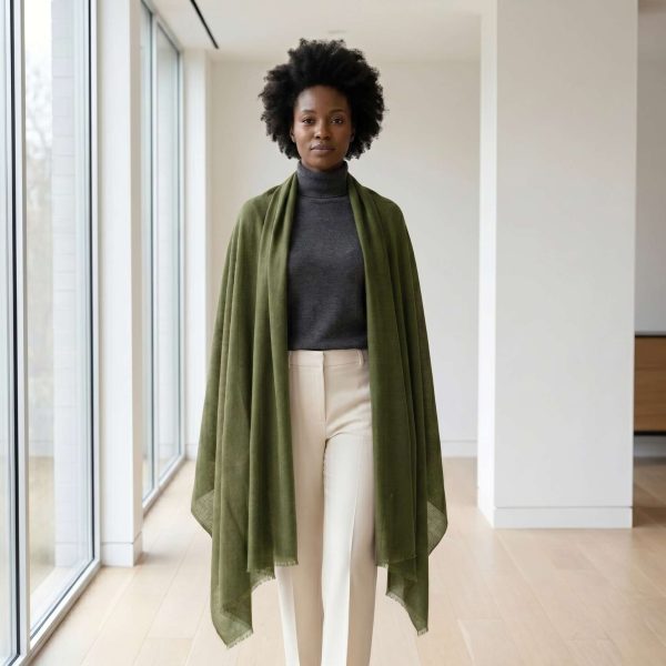 Cashmere Pashmina Shawl - Jewel Tones Collection - Image 10