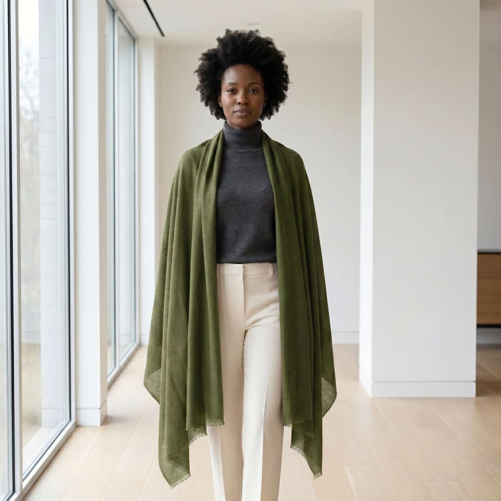 Cashmere Pashmina Shawl - Jewel Tones Collection - Image 10