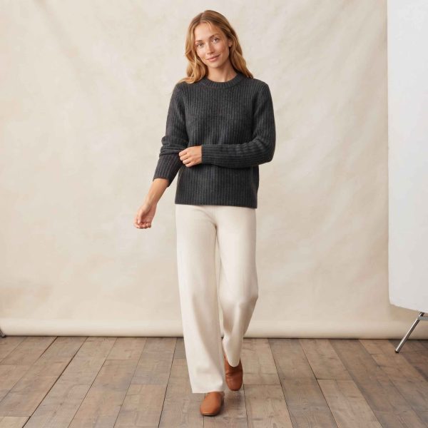 Women's Undyed Cashmere Sweater - Ella Ribbed - Image 5