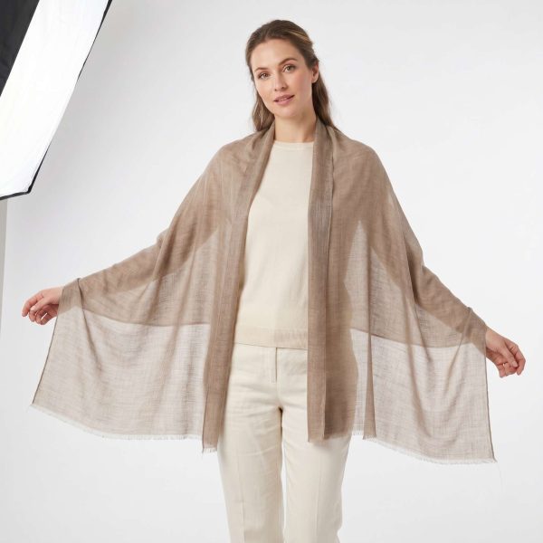Cashmere Pashmina Shawl - Earth Tone Collection - Image 3