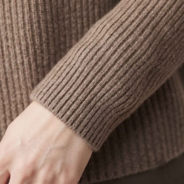 Women's Undyed Cashmere Sweater - Ella Ribbed - Image 25