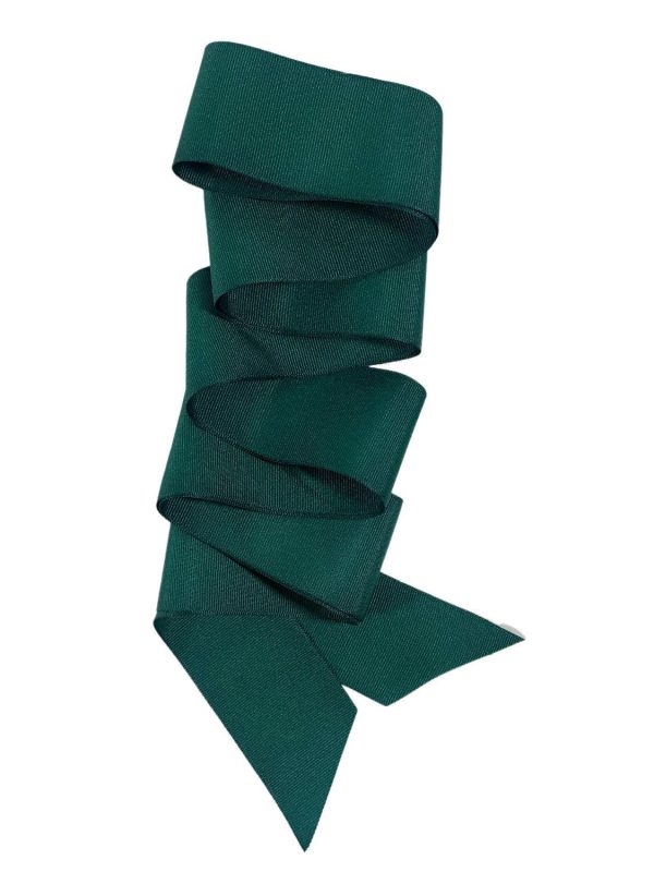 Clematis Bucket Hat - Masters Green Long Grosgrain Ribbon - Image 3