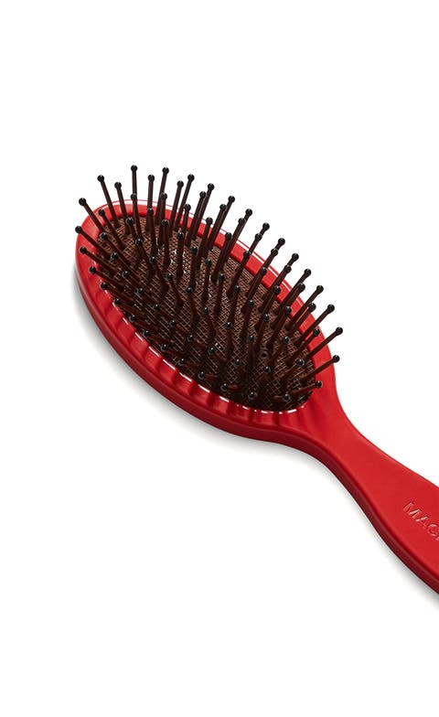 Travel Detangling Hair Brush in Ruby - Image 2
