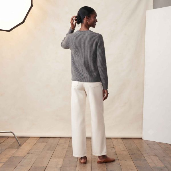 Women's Undyed Cashmere Sweater - Ella Ribbed - Image 14