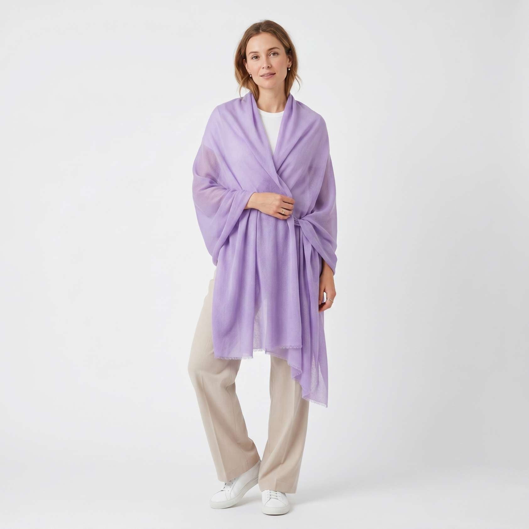 Cashmere Pashmina Shawl - Jewel Tones Collection - Image 17