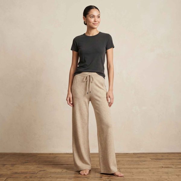Women's Undyed Cashmere Sweatpants - Zenith Natural - Image 14