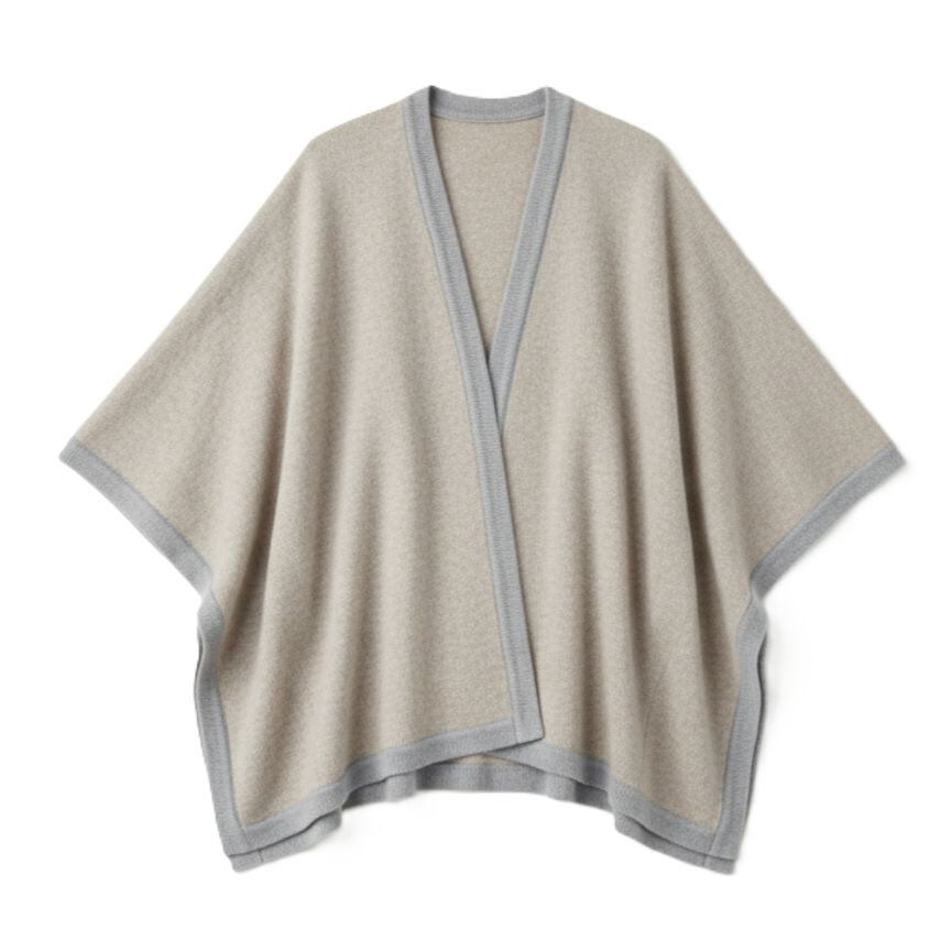 Undyed Cashmere Cape - Artisan, Women's