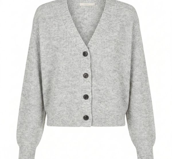 Women's Undyed Cashmere V-Neck Cardigan - Lhotse - Image 8
