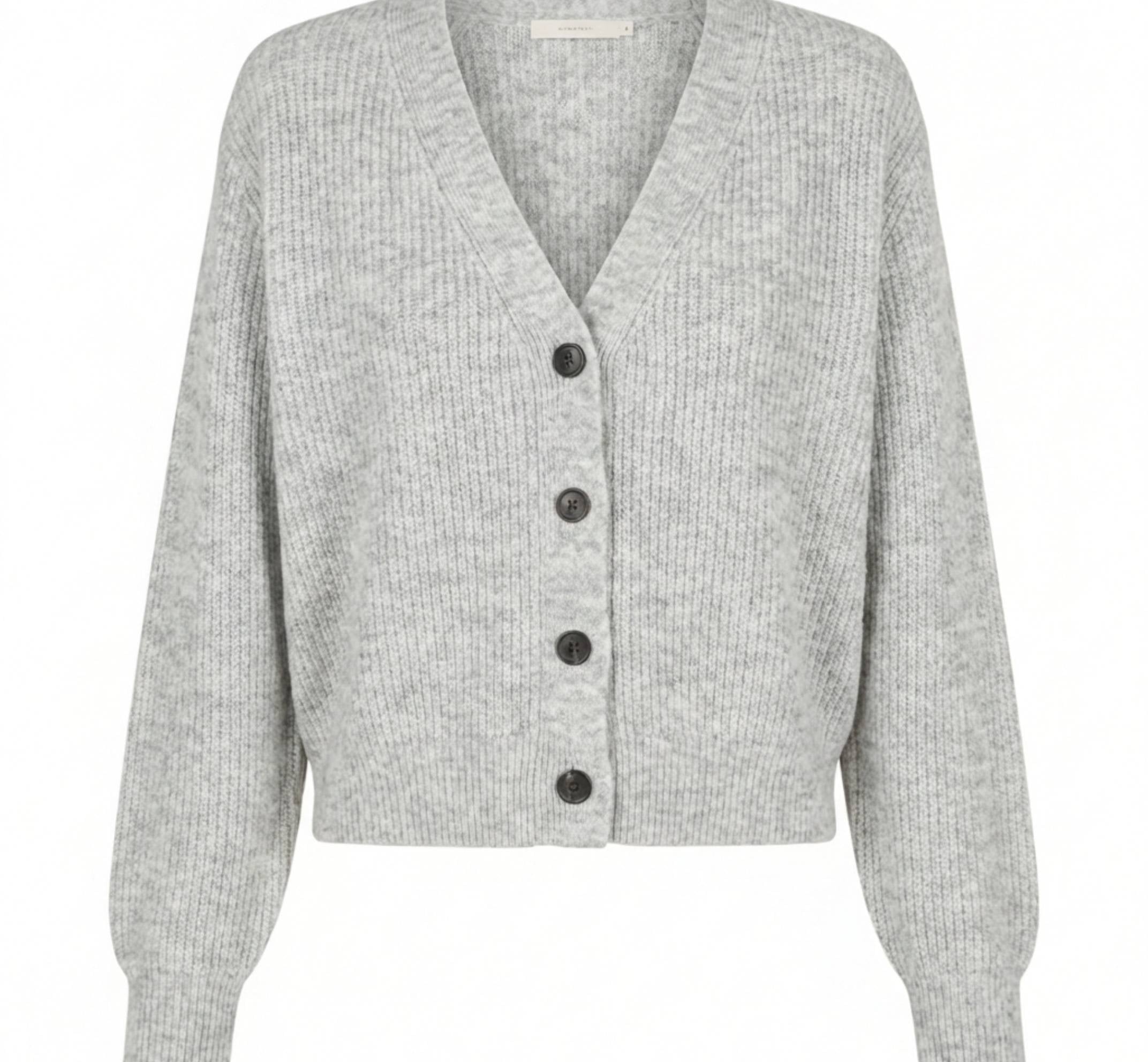 Women's Undyed Cashmere V-Neck Cardigan - Lhotse - Image 8