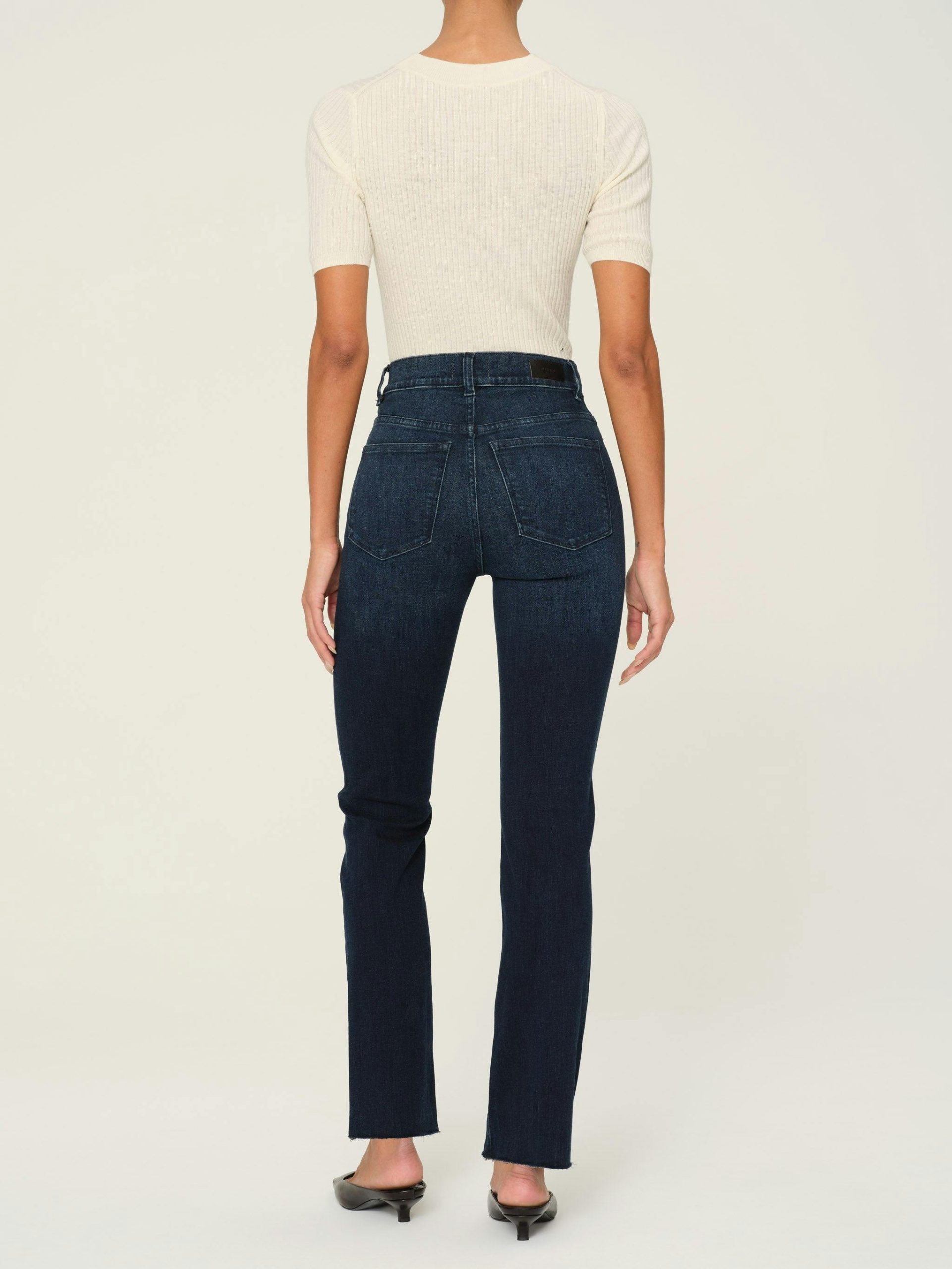 Halle Straight High Rise Instasculpt 29" Jeans | Mediterranean - Image 9