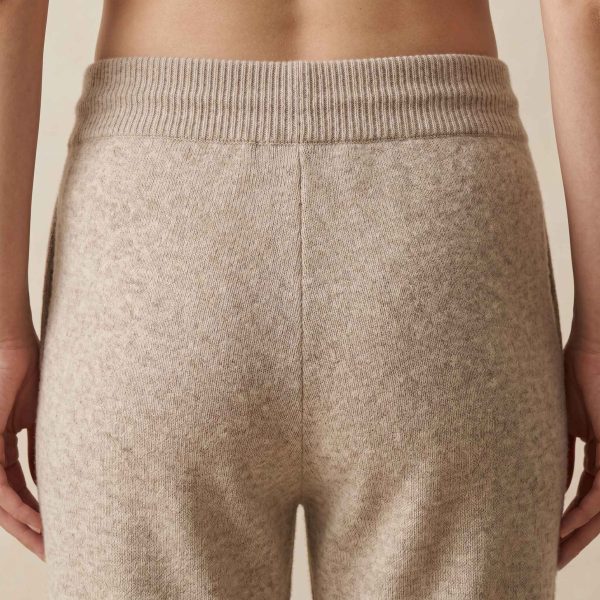 Women's Undyed Cashmere Joggers - Zenith Natural - Image 16