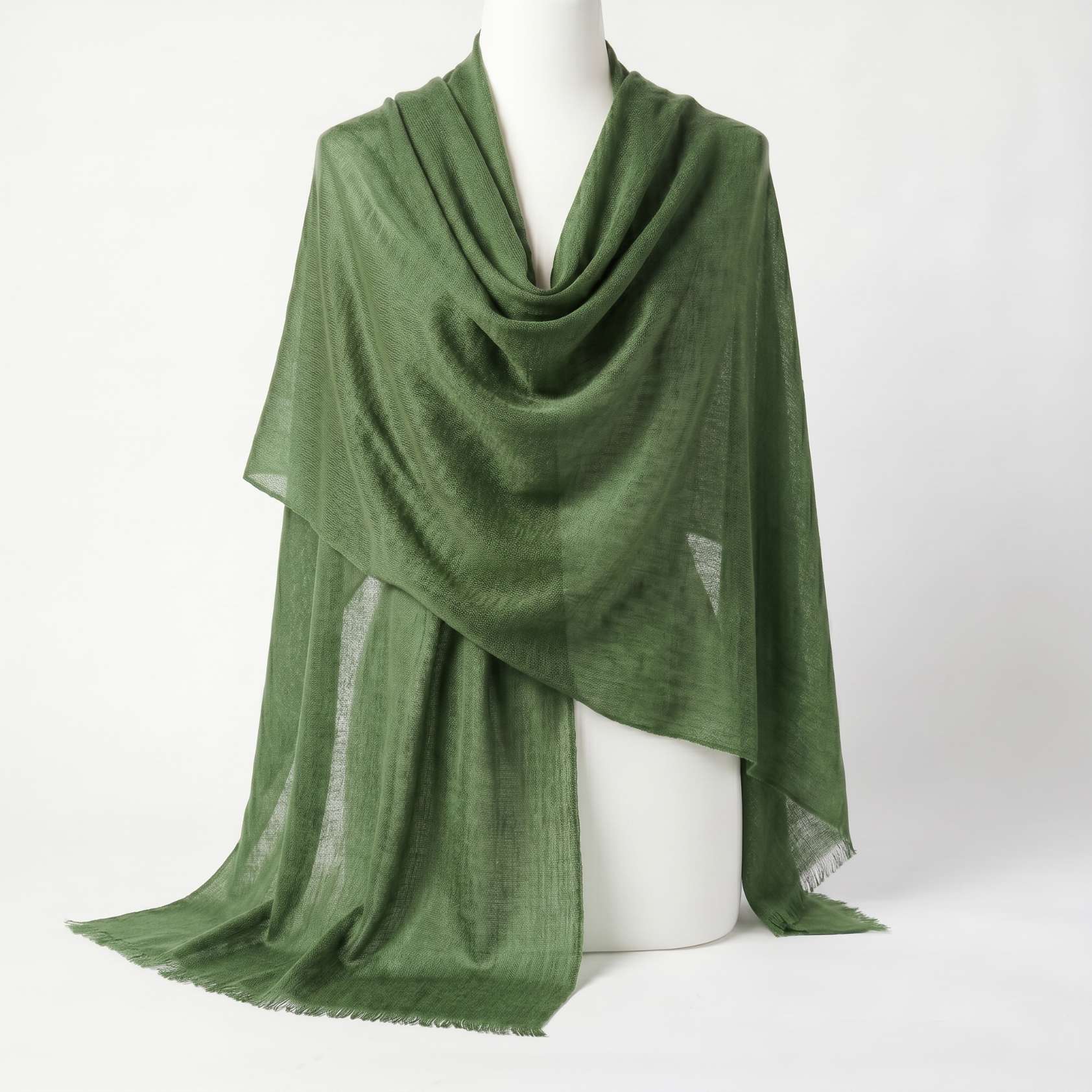 Cashmere Pashmina Shawl - Jewel Tones Collection - Image 8