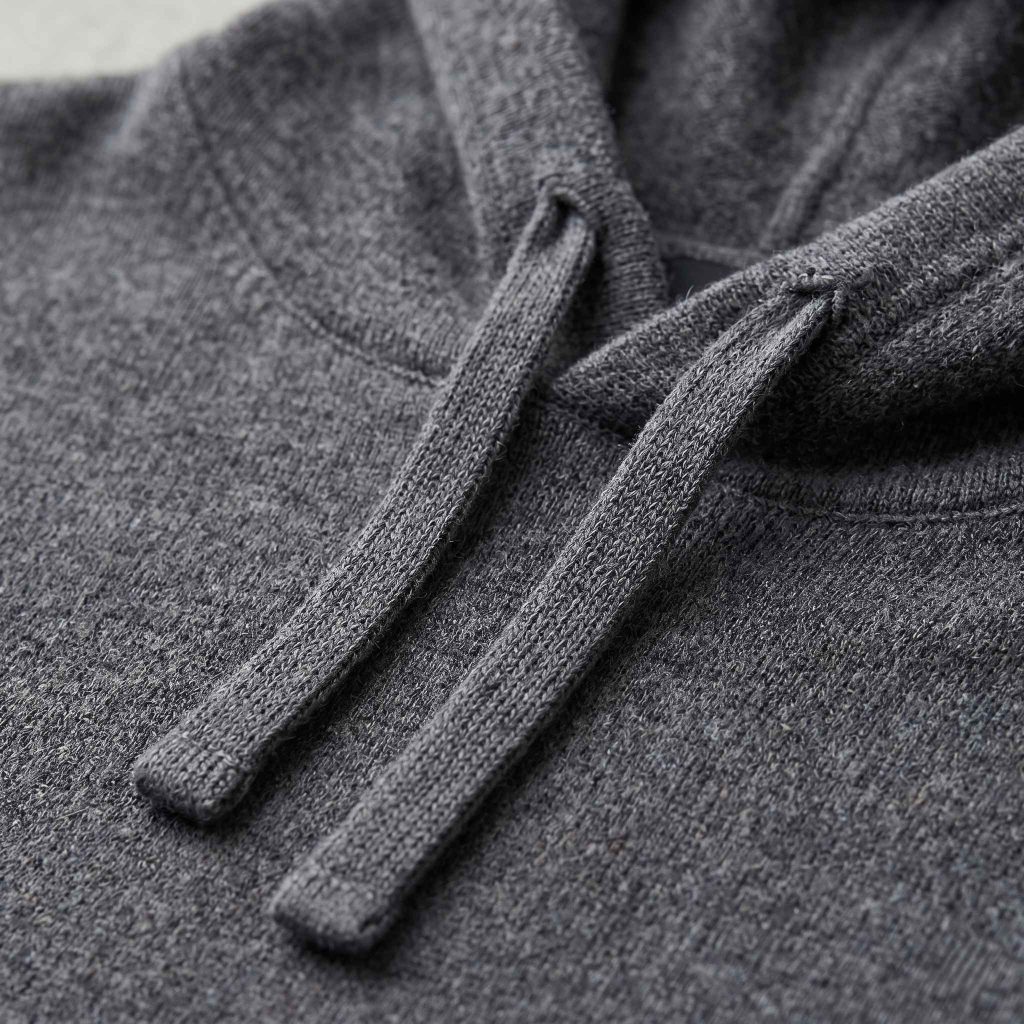 Women's Undyed Cashmere Hoodie - Natural Chyangra