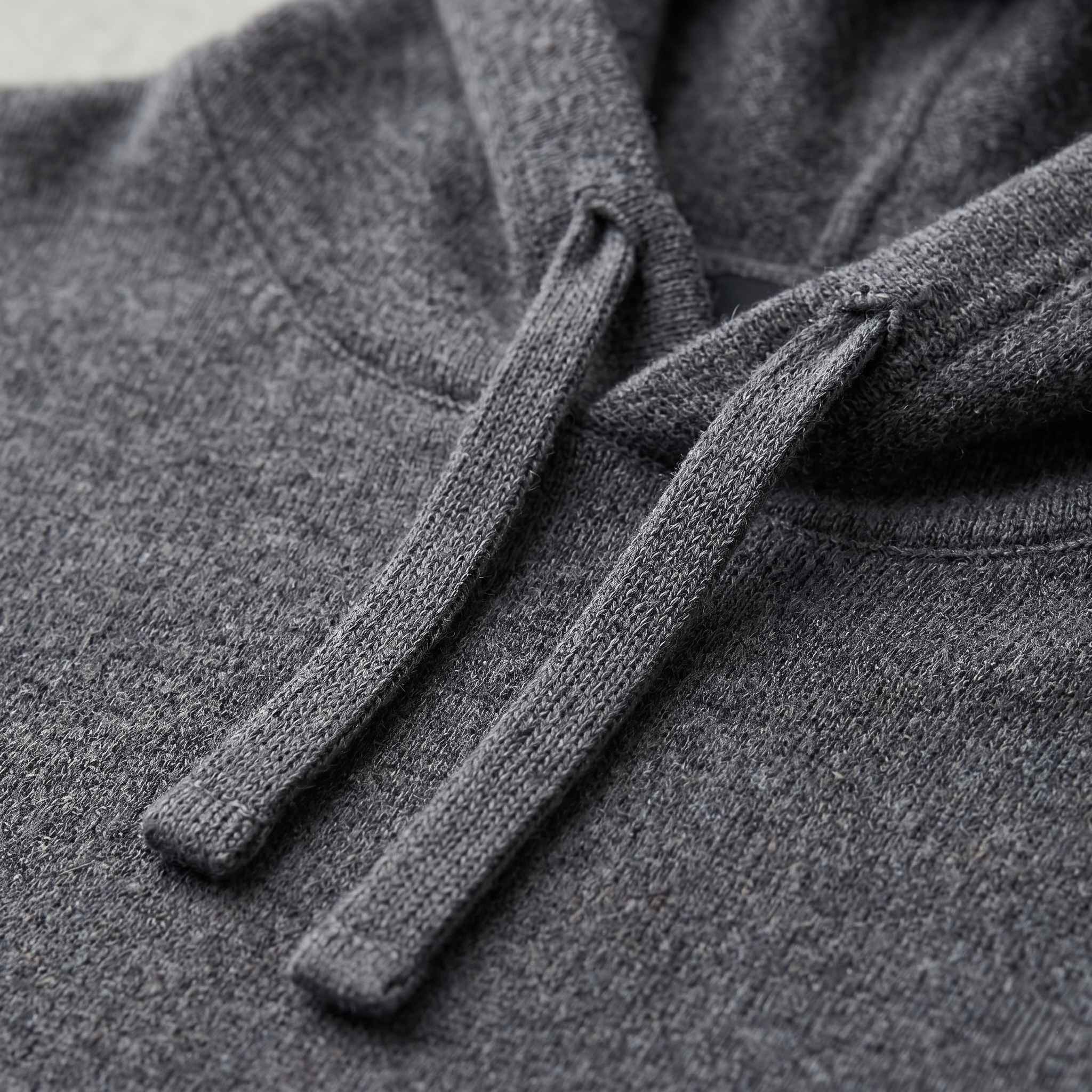 Women's Undyed Cashmere Hoodie - Natural Chyangra - Image 6