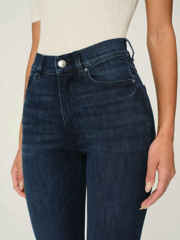 Halle Straight High Rise Instasculpt 29" Jeans | Mediterranean - Image 10
